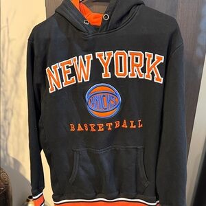 NBA Black and Orange New York Knicks Hoodie